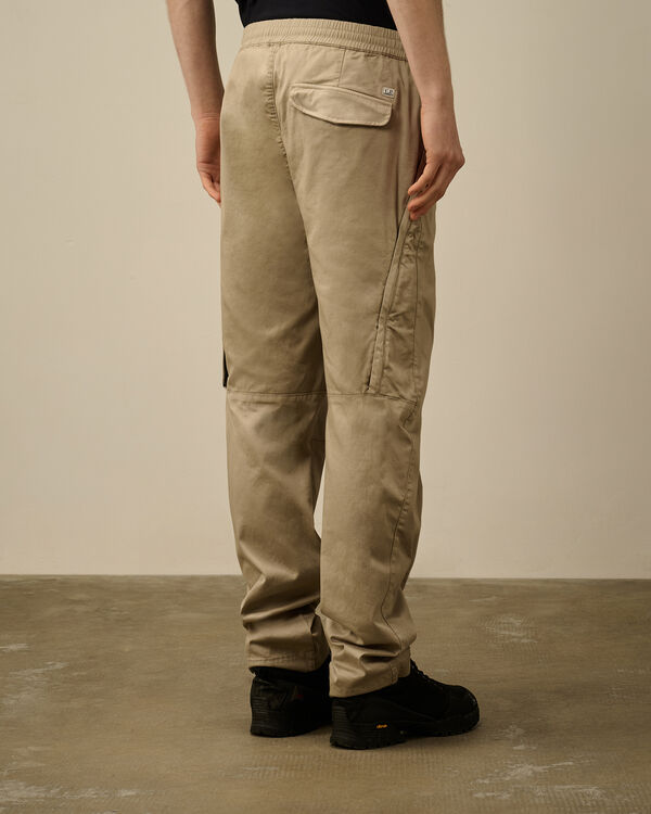 C.p. Company Stretch Sateen Regular Cargo Pants VINTAGE KHAKI - BEIGE