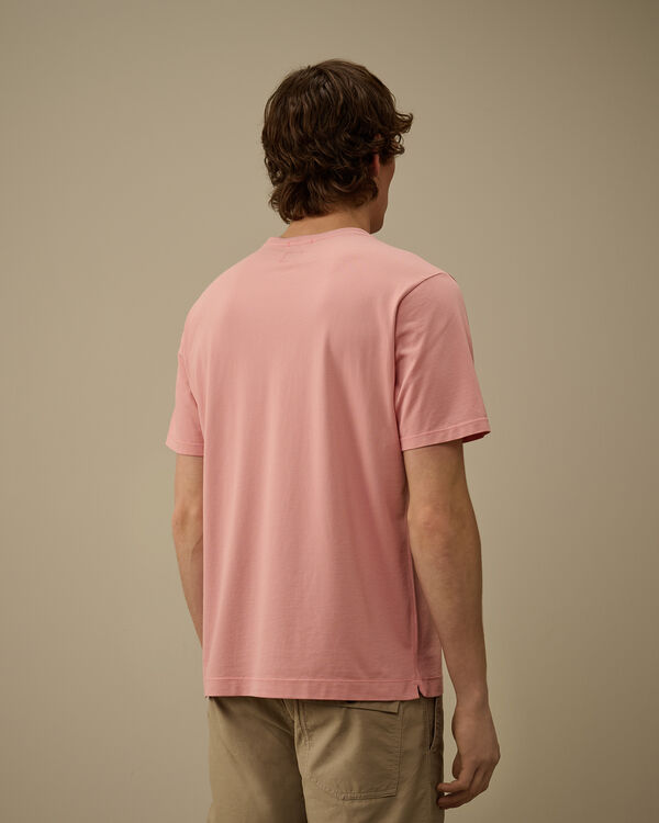 C.p. Company Tacting Piquet Embroidery T-Shirt MISTY ROSE - PINK