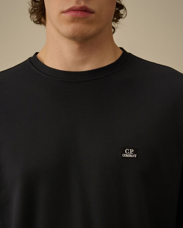 C.p. Company Tacting Piquet Longsleeve T-Shirt BLACK