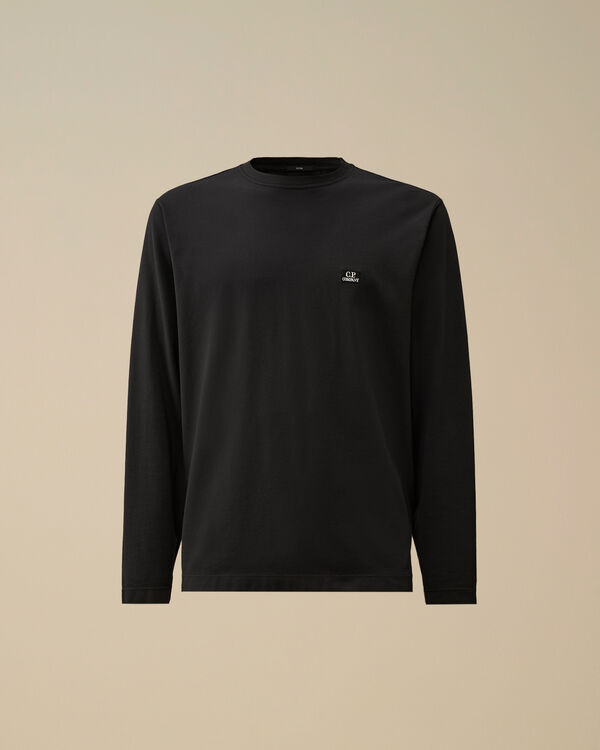 c.p. company Tacting Piquet Longsleeve T-Shirt BLACK