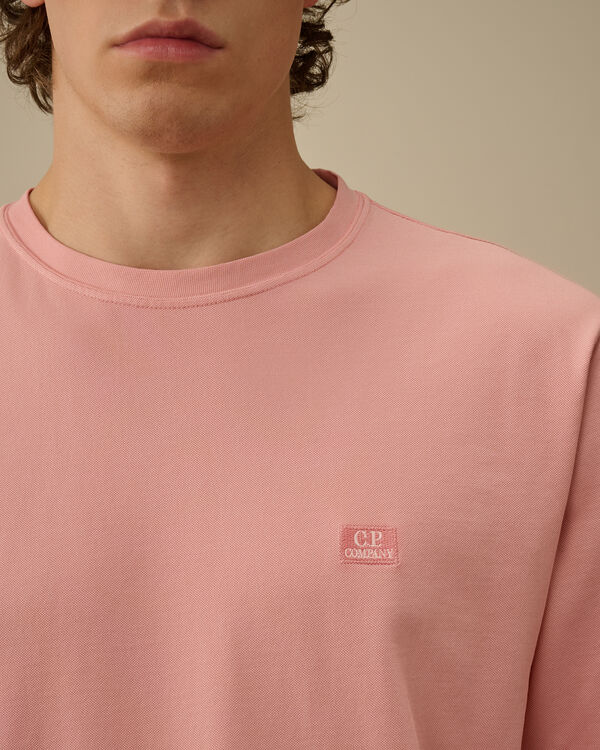 C.p. Company Tacting Piquet Longsleeve T-Shirt MISTY ROSE - PINK