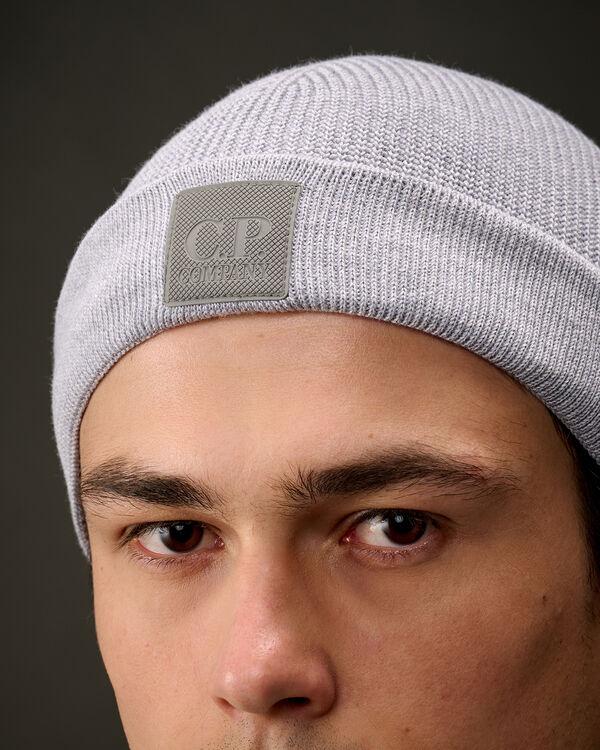 C.p. Company The Metropolis Series Cotton Beanie GREY MELANGE