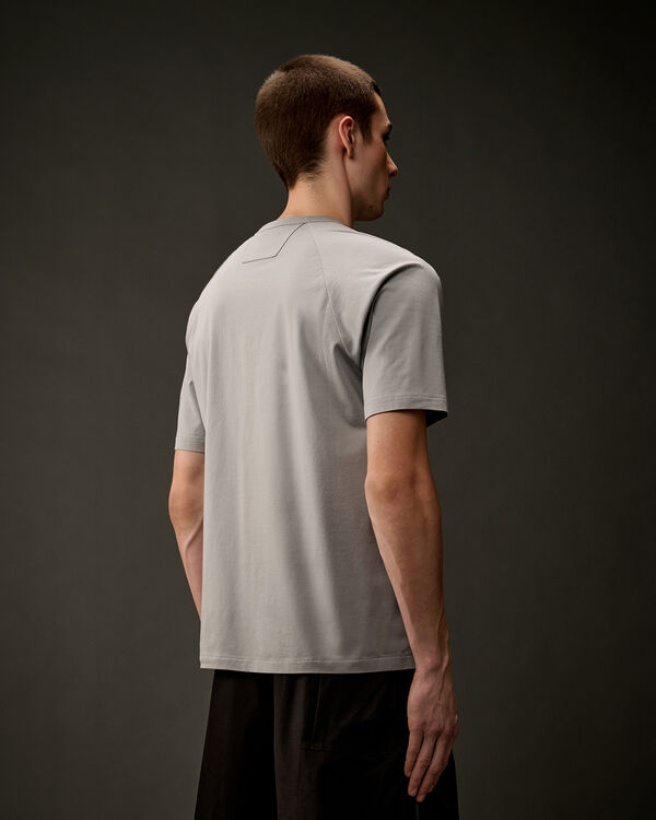 C.p. Company The Metropolis Series Mercerized Jersey Badge T-Shirt LIMESTONE - GREY