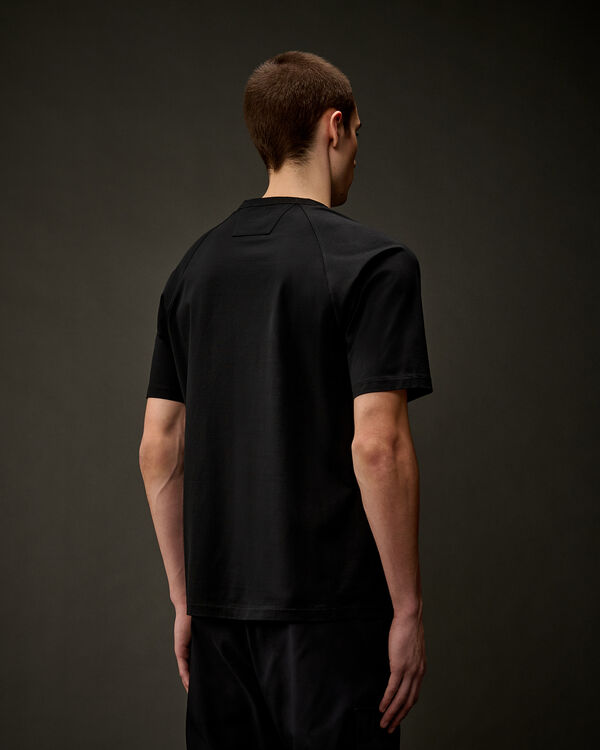 C.p. Company The Metropolis Series Mercerized Jersey Badge T-Shirt BLACK