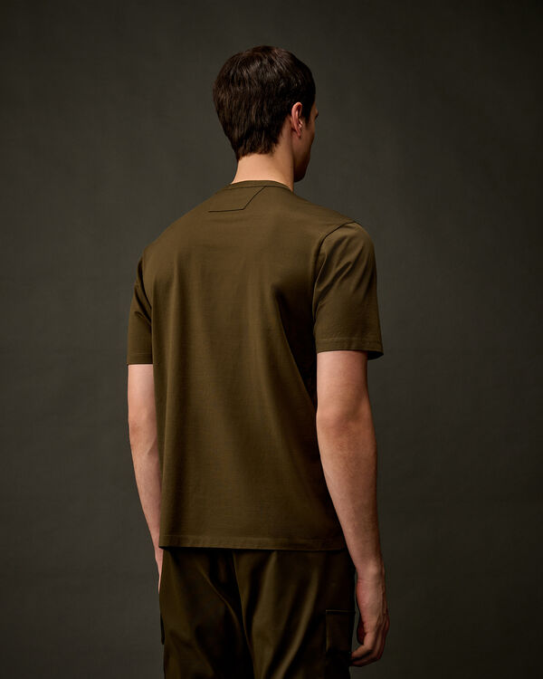C.p. Company The Metropolis Series Mercerized Jersey Blurred T-Shirt IVY GREEN