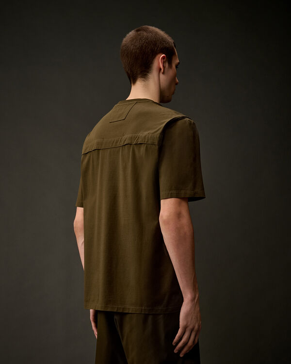 C.p. Company The Metropolis Series Mercerized Jersey Chest Logo T-Shirt IVY GREEN