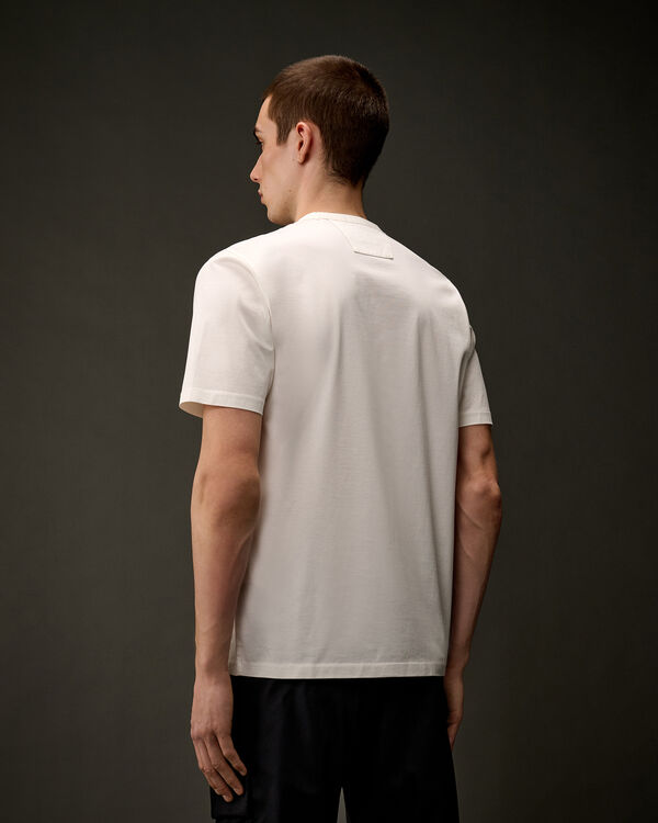 C.p. Company The Metropolis Series Mercerized Jersey Graphic Logo T-Shirt GAUZE WHITE