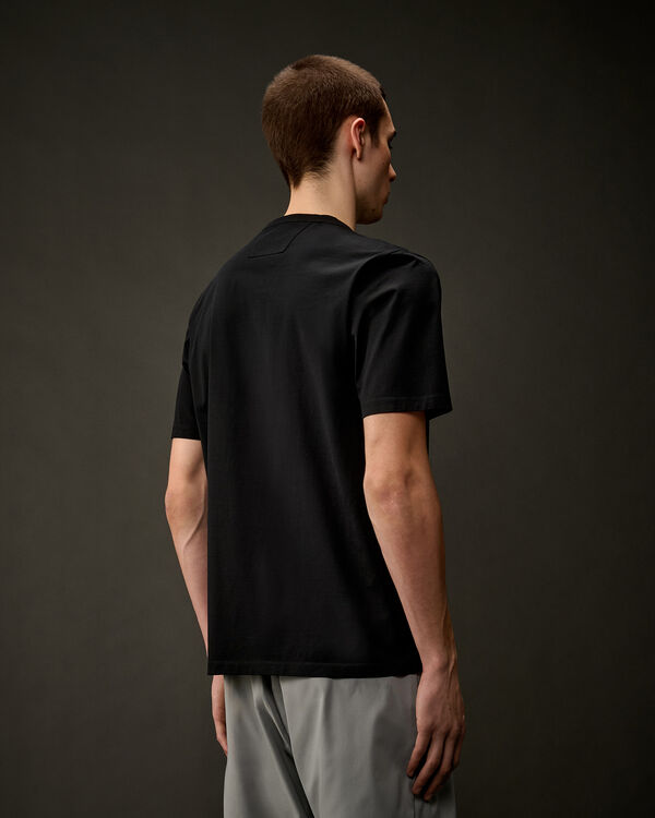 C.p. Company The Metropolis Series Mercerized Jersey Graphic Logo T-Shirt BLACK