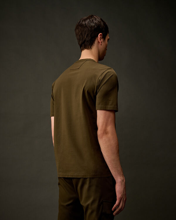 C.p. Company The Metropolis Series Mercerized Jersey Graphic Logo T-Shirt IVY GREEN