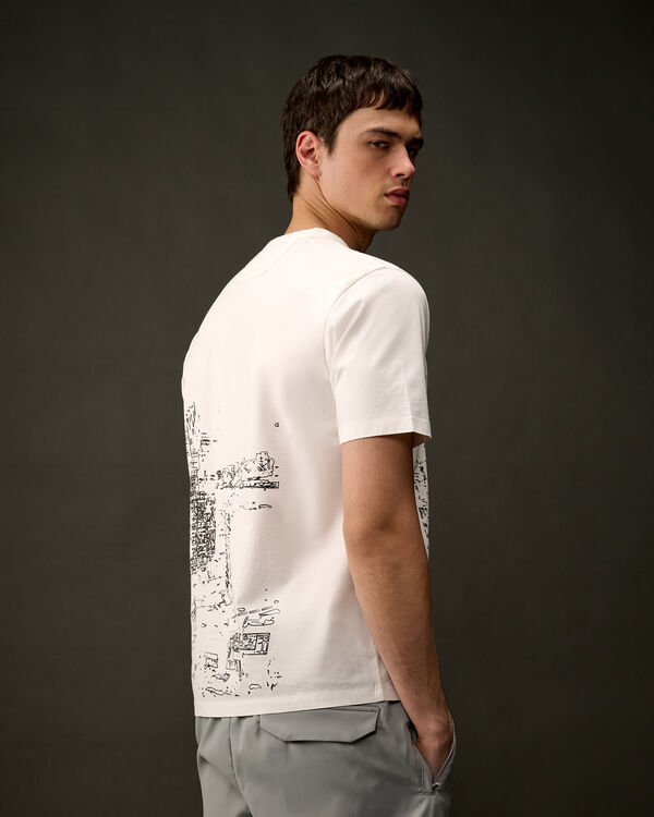 C.p. Company The Metropolis Series Mercerized Jersey Graphics T-Shirt GAUZE WHITE