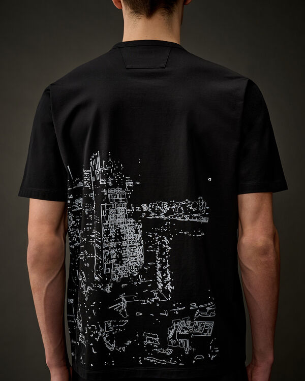 C.p. Company The Metropolis Series Mercerized Jersey Graphics T-Shirt BLACK