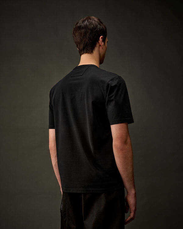 C.p. Company The Metropolis Series Mercerized Jersey Logo T-Shirt BLACK