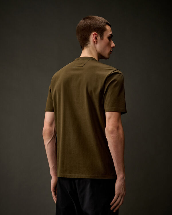 C.p. Company The Metropolis Series Mercerized Jersey Printed Logo T-Shirt IVY GREEN