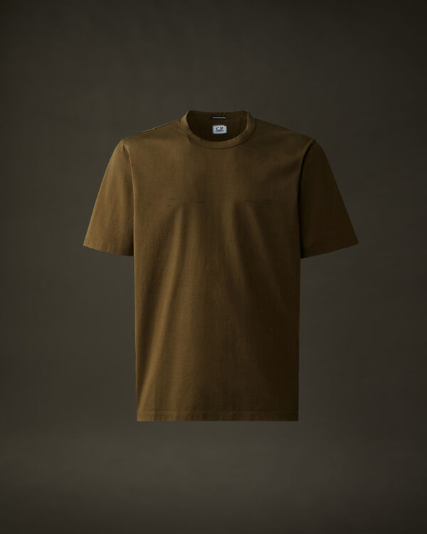 c.p. company The Metropolis Series Mercerized Jersey Urban Graphics T-Shirt IVY GREEN