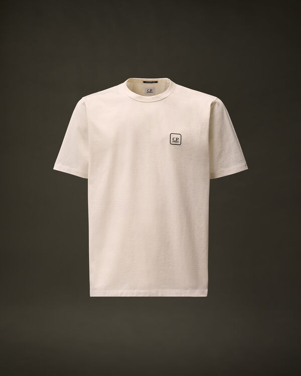 c.p. company The Metropolis Series Mercerized Jersey Urban Tech T-Shirt GAUZE WHITE