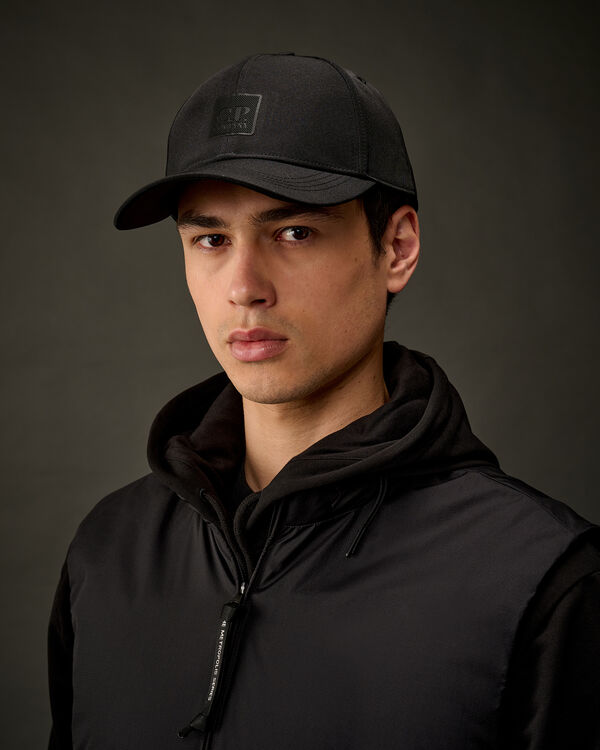 C.p. Company The Metropolis Series Polyester Twill Logo Cap BLACK