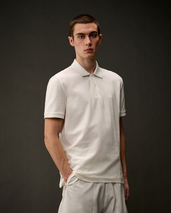 C.p. Company The Metropolis Series Stretch Piquet Polo GAUZE WHITE