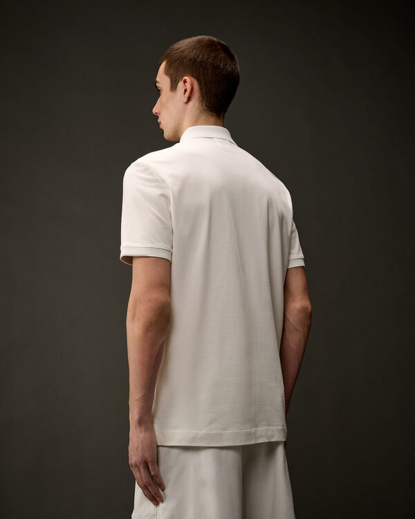 C.p. Company The Metropolis Series Stretch Piquet Polo GAUZE WHITE
