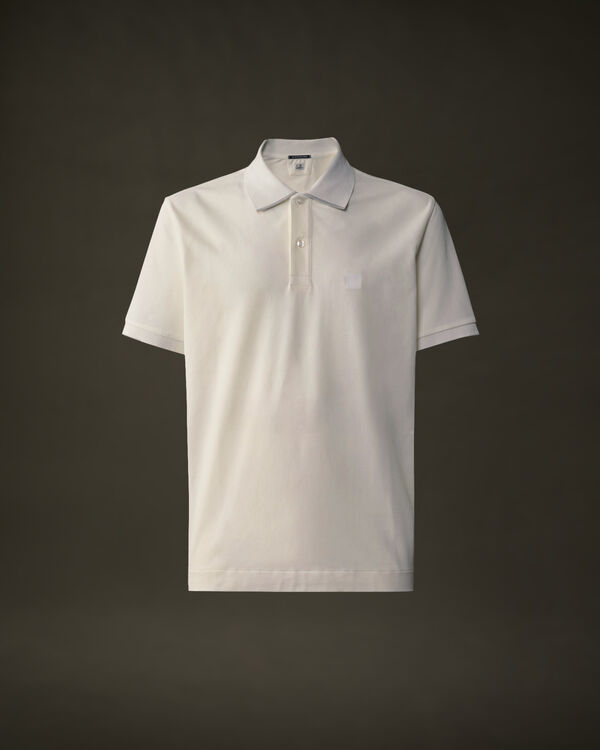 c.p. company The Metropolis Series Stretch Piquet Polo GAUZE WHITE