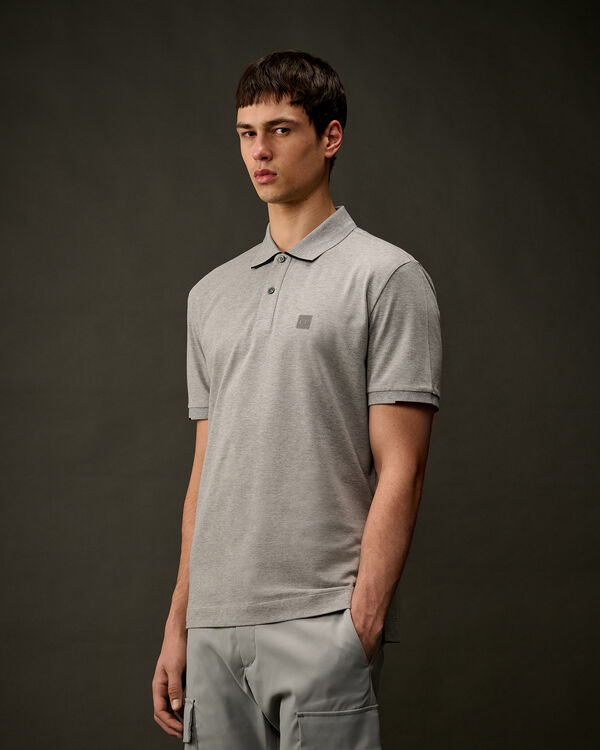 C.p. Company The Metropolis Series Stretch Piquet Polo GRAPHITE MELANGE - GREY