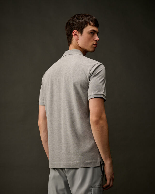 C.p. Company The Metropolis Series Stretch Piquet Polo GRAPHITE MELANGE - GREY