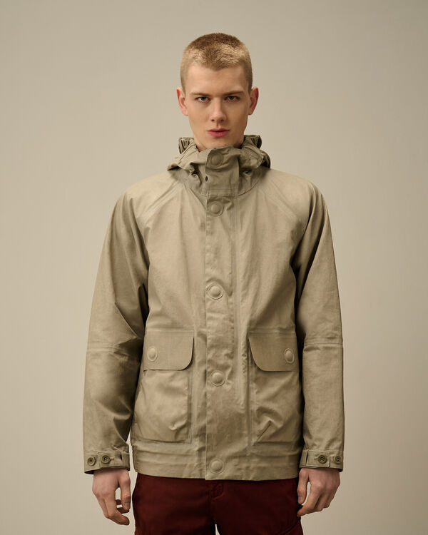 C.p. Company TOOB-Two Goggle Jacket VINTAGE KHAKI - BEIGE
