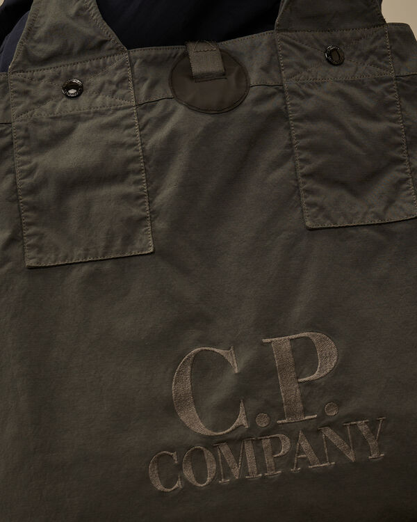 C.p. Company Twill Left Hand Logo Bag SMOKED PEARL - GREY