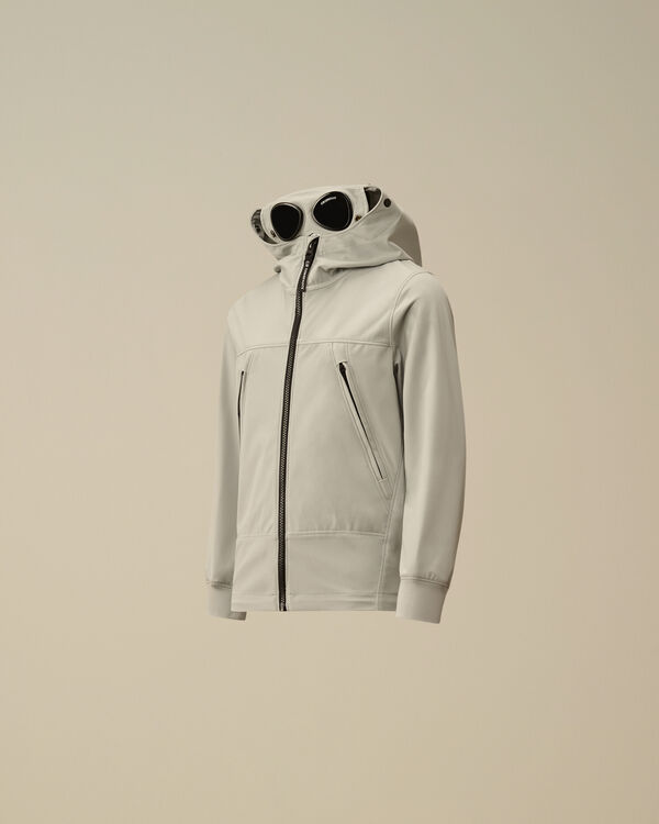 c.p. company U16 C.P. Shell-R Goggle Jacket BLUE FOX - GREY