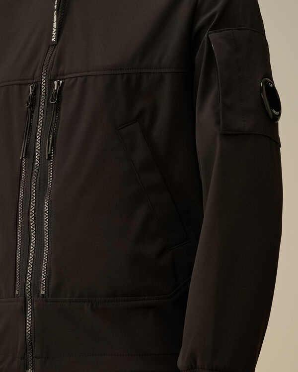 C.p. Company U16 C.P. Shell-R Lens Full Zip Bomber Jacket BLACK