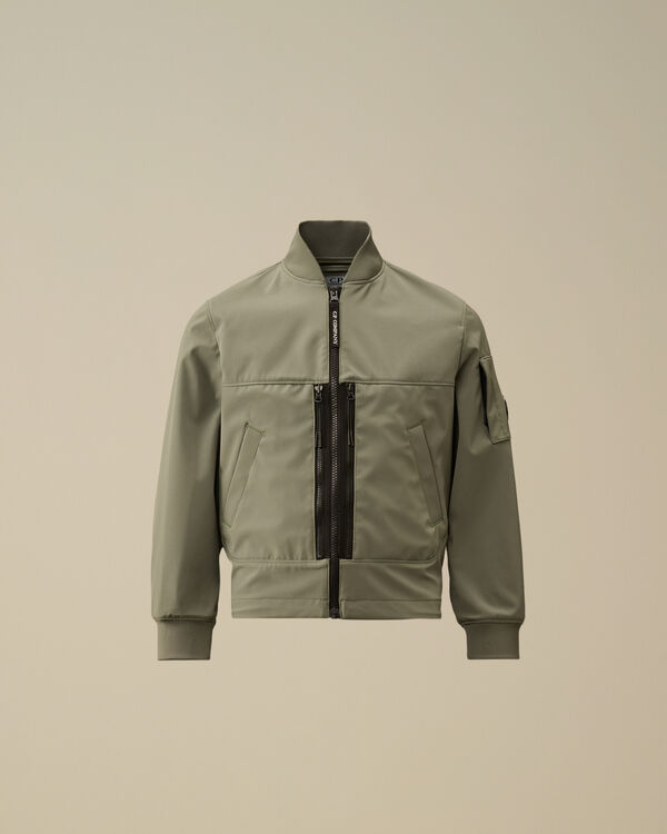 C.p. Company U16 C.P. Shell-R Lens Full Zip Bomber Jacket THYME - GREEN