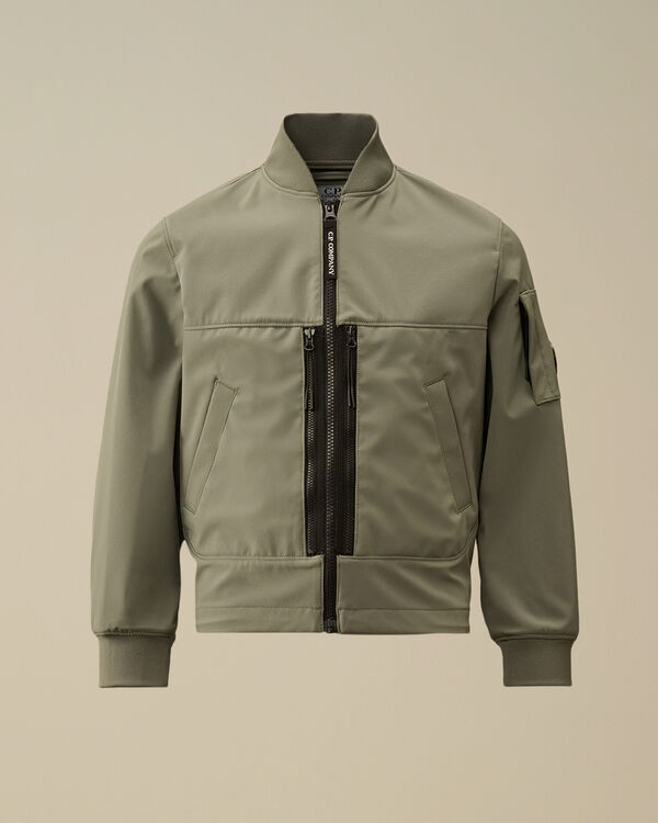 C.p. Company U16 C.P. Shell-R Lens Full Zip Bomber Jacket THYME - GREEN