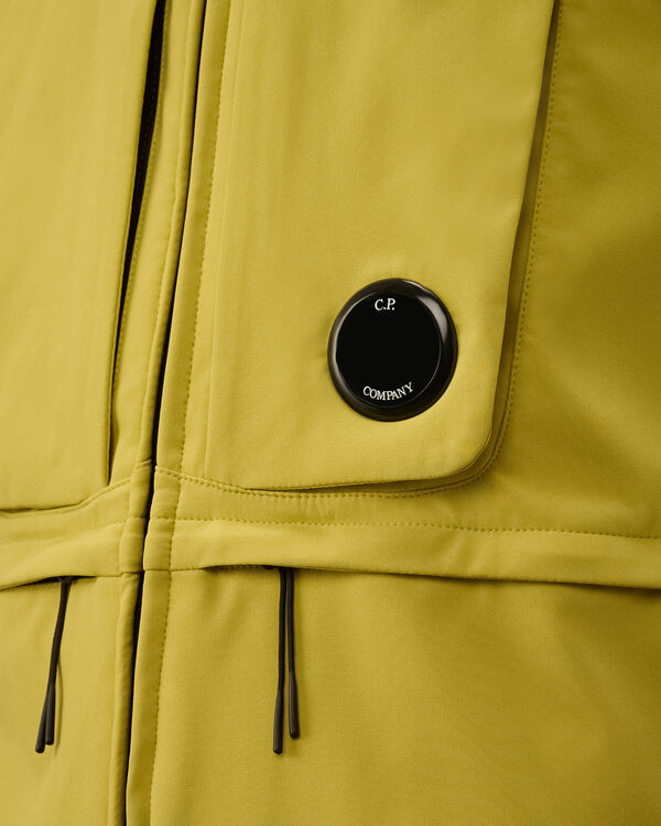 C.p. Company U16 C.P. Shell-R Lens Hooded Vest CRESS GREEN