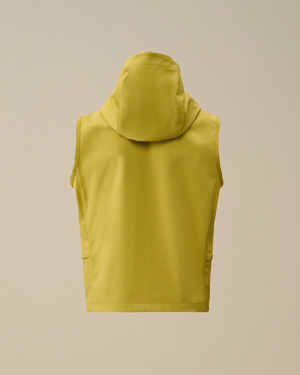 C.p. Company U16 C.P. Shell-R Lens Hooded Vest CRESS GREEN