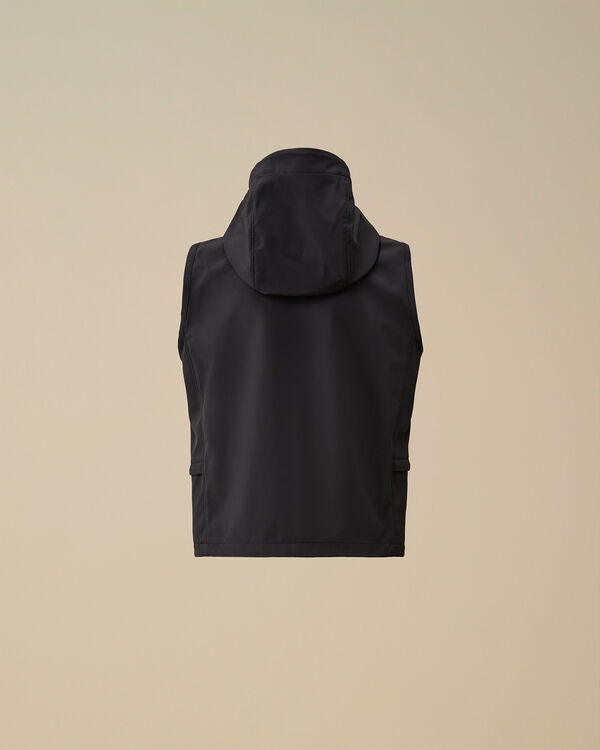 C.p. Company U16 C.P. Shell-R Lens Hooded Vest TOTAL ECLIPSE - BLUE