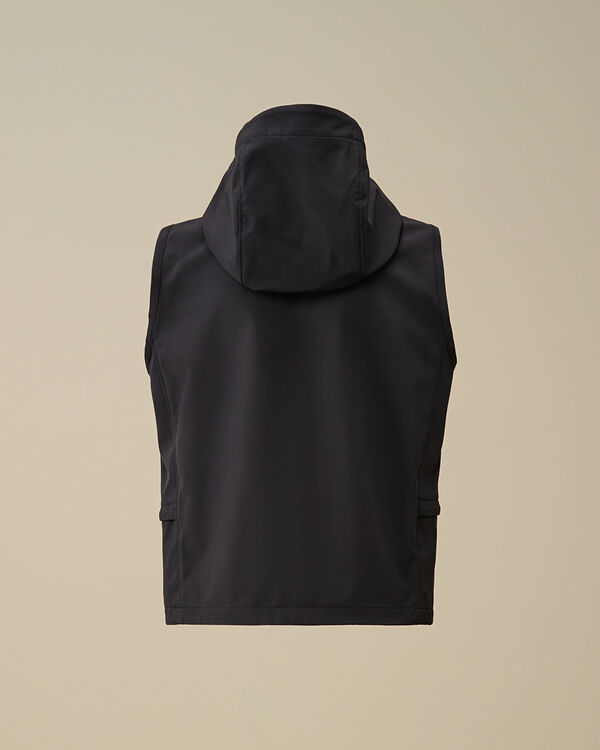 C.p. Company U16 C.P. Shell-R Lens Hooded Vest TOTAL ECLIPSE - BLUE