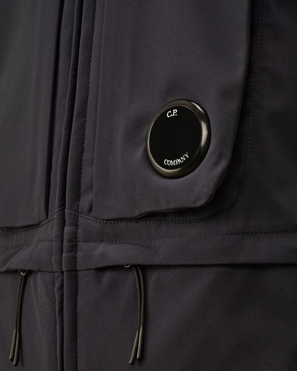 C.p. Company U16 C.P. Shell-R Lens Hooded Vest TOTAL ECLIPSE - BLUE