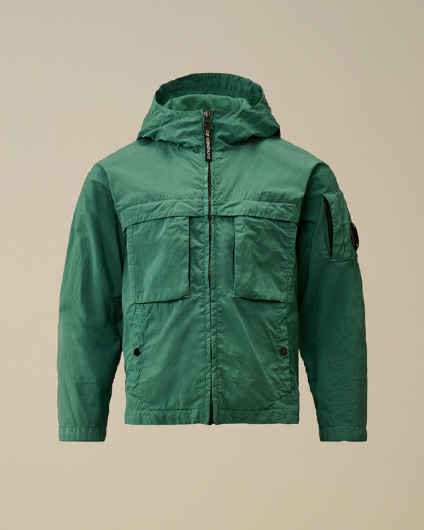 C.p. Company U16 Chrome-R Hooded Lens Jacket BAYOU - GREEN