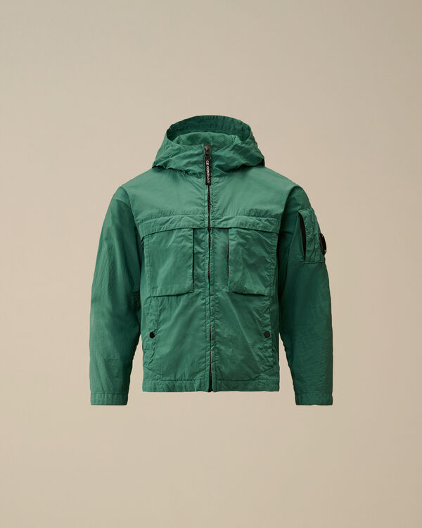 C.p. Company U16 Chrome-R Hooded Lens Jacket BAYOU - GREEN