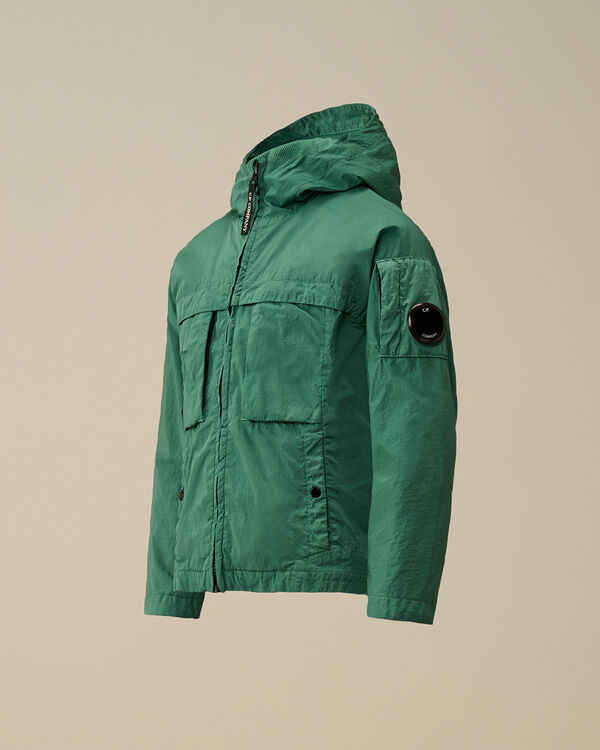 c.p. company U16 Chrome-R Hooded Lens Jacket BAYOU - GREEN