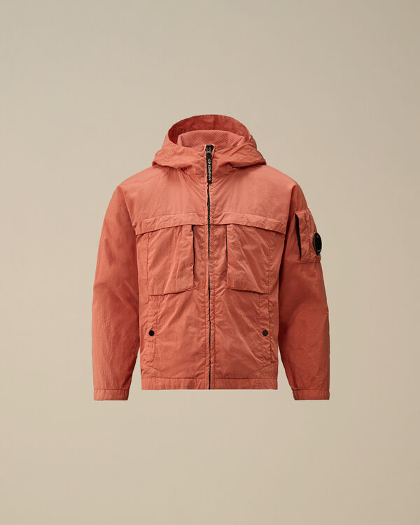 C.p. Company U16 Chrome-R Hooded Lens Jacket CANYON CLAY - PINK