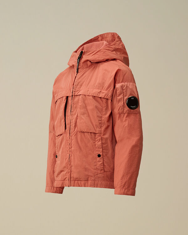 c.p. company U16 Chrome-R Hooded Lens Jacket CANYON CLAY - PINK