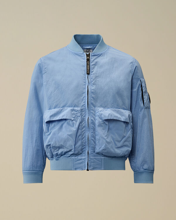 C.p. Company U16 Chrome-R Lens Bomber Jacket PACIFIC COAST - LIGHT-BLUE