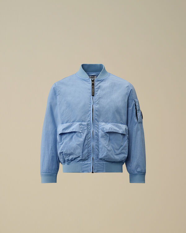 C.p. Company U16 Chrome-R Lens Bomber Jacket PACIFIC COAST - LIGHT-BLUE