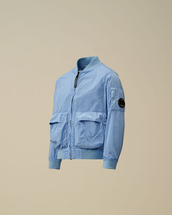 c.p. company U16 Chrome-R Lens Bomber Jacket PACIFIC COAST - LIGHT-BLUE
