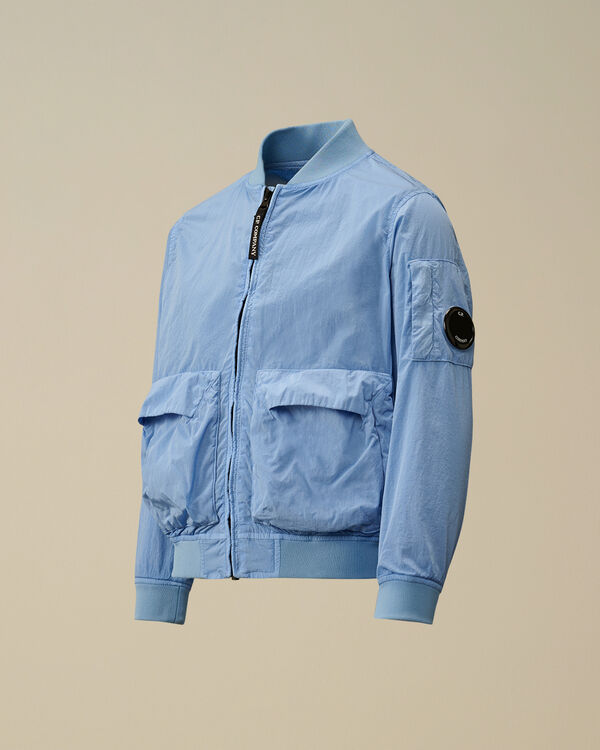 c.p. company U16 Chrome-R Lens Bomber Jacket PACIFIC COAST - LIGHT-BLUE