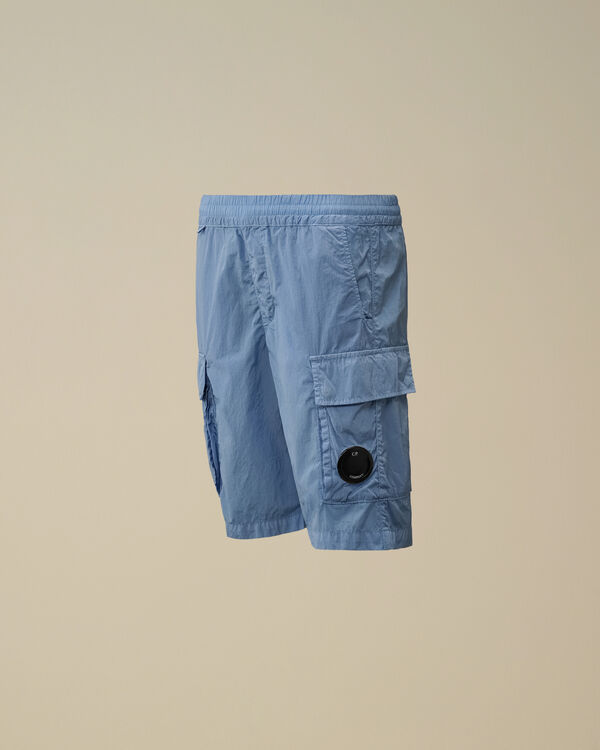 c.p. company U16 Chrome-R Lens Cargo Shorts PACIFIC COAST - LIGHT-BLUE