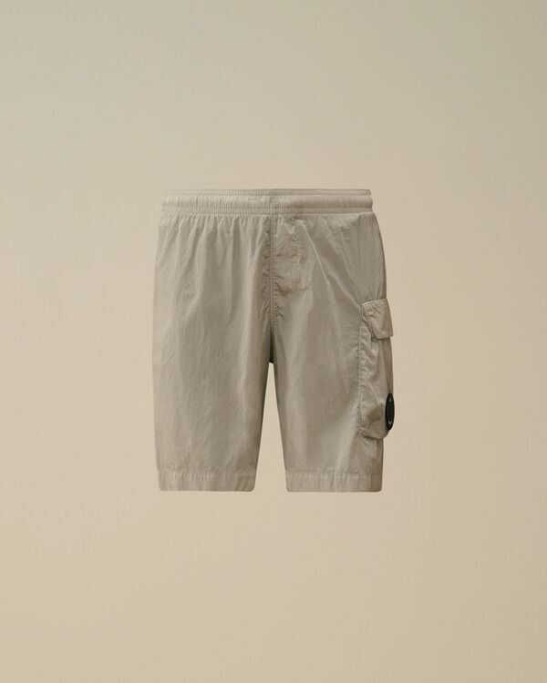 C.p. Company U16 Chrome-R Long Cargo Swim Shorts BLUE FOX - GREY