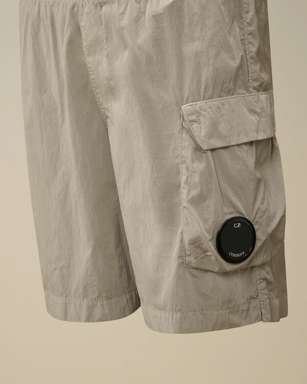 C.p. Company U16 Chrome-R Long Cargo Swim Shorts BLUE FOX - GREY