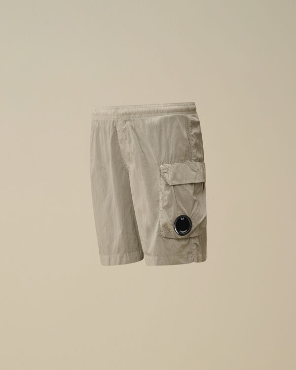 c.p. company U16 Chrome-R Long Cargo Swim Shorts BLUE FOX - GREY