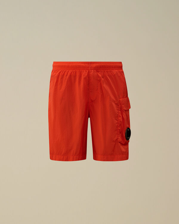 C.p. Company U16 Chrome-R Long Cargo Swim Shorts POINCIANA - ORANGE